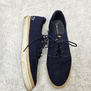 Lacoste mens esparre navy sneakers sz 12